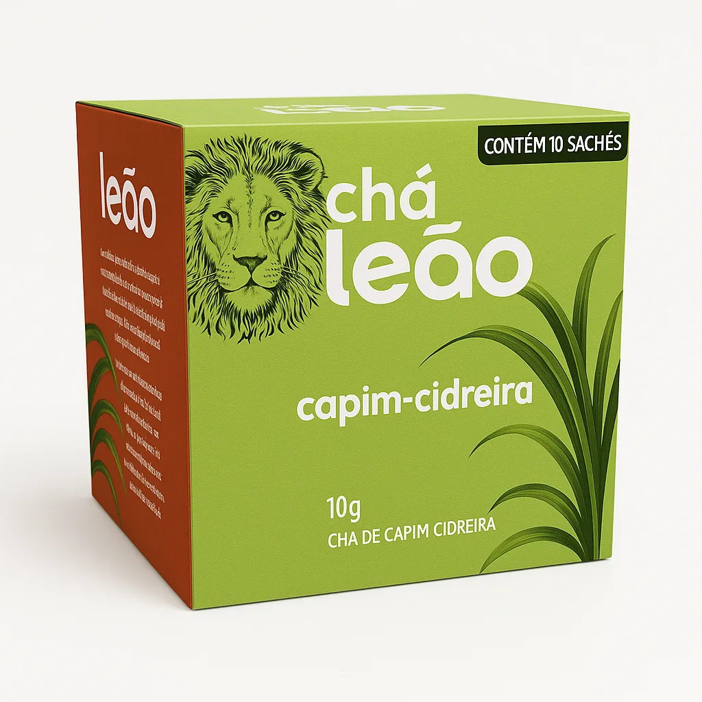 CHA MATTE C/10 SAQ CAPIM CIDREIRA LEAO