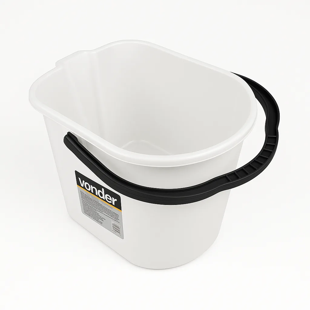 BALDE PLASTICO 15LT BRANCO TONK