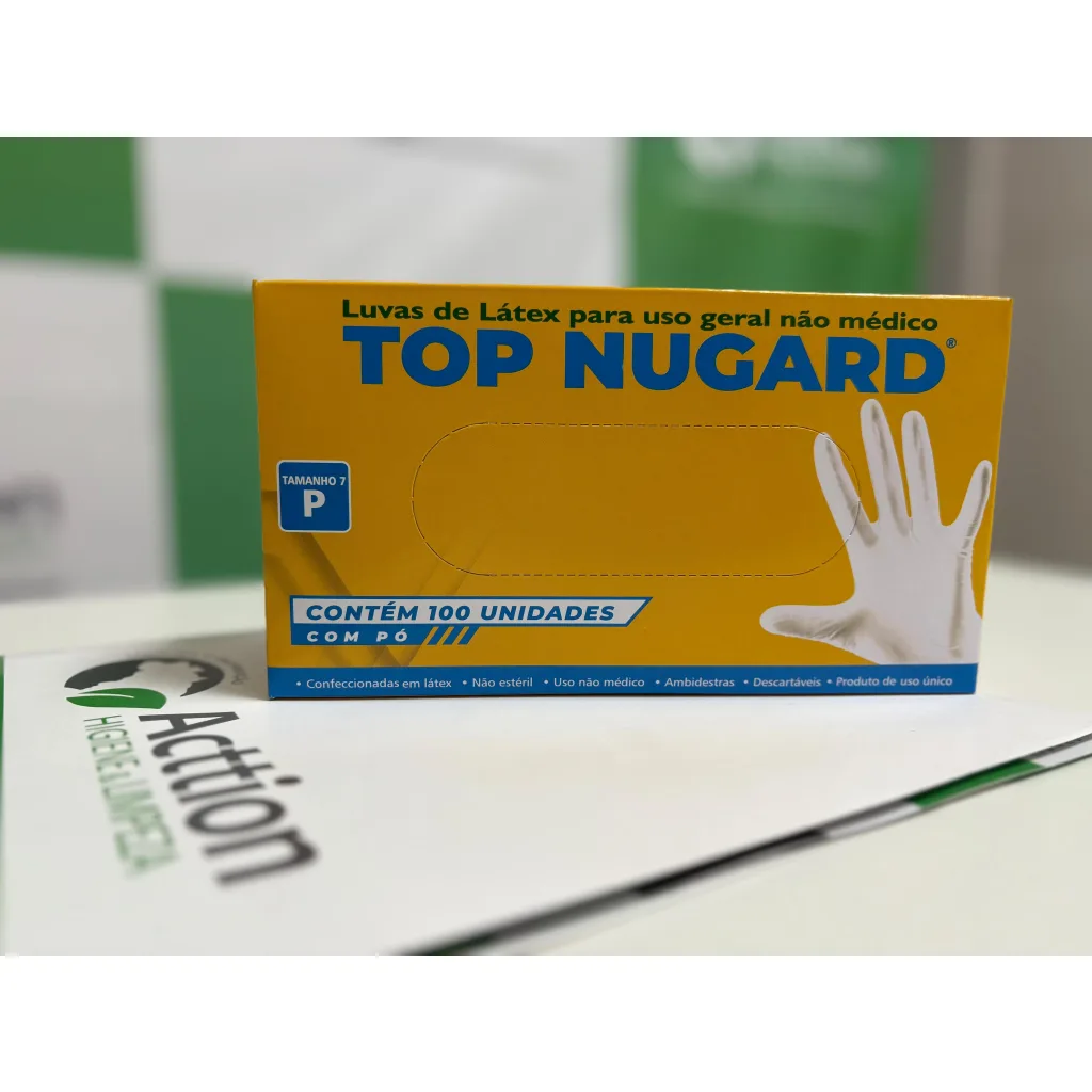 LUVA LATEX PROC P C/PO CX100 NUGARD