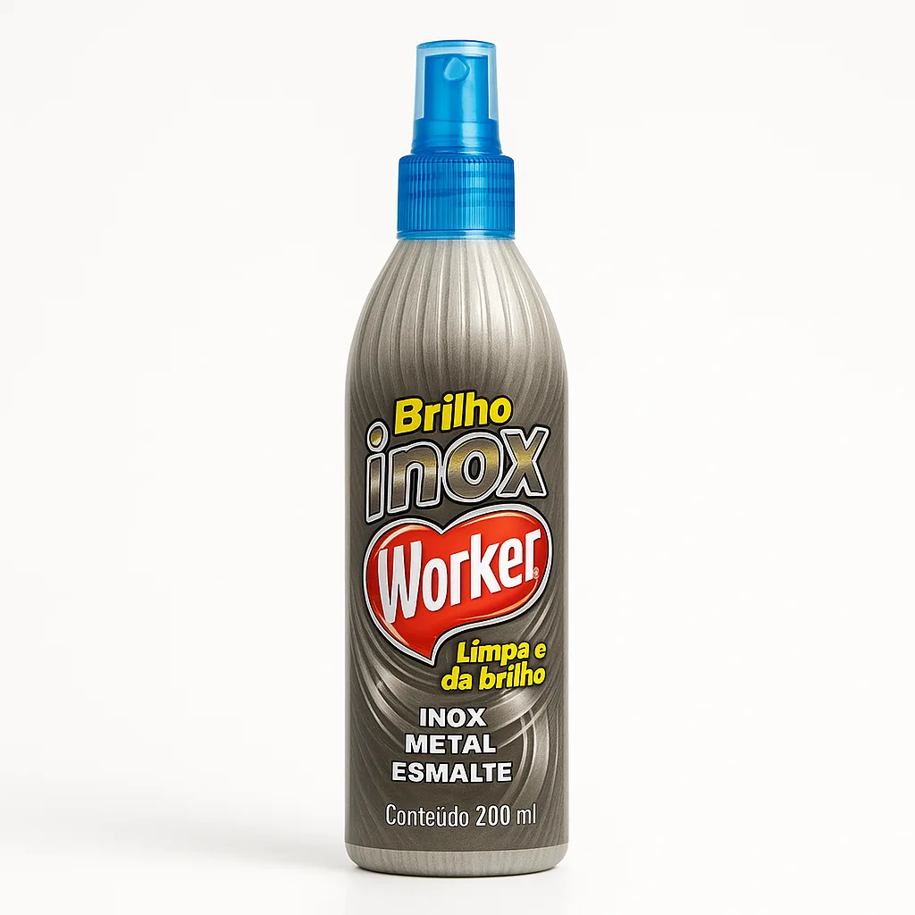 BRILHA INOX 300ML SPRAY WORKER