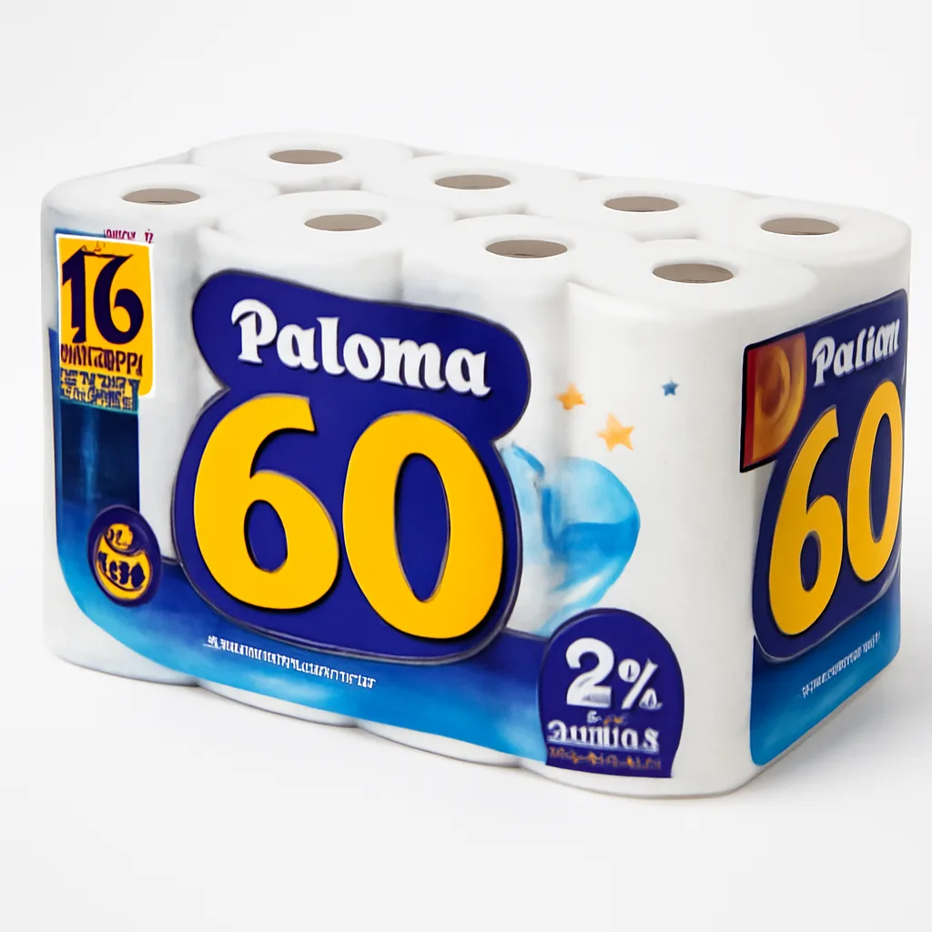 PAPEL HIGIENICO 16X60MT PALOMA