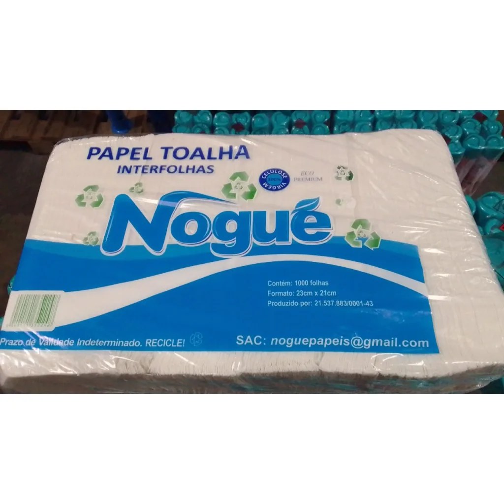 PAPEL TOALHA INTERFOLHA 23X21X1000 20GR ECO PREMIUM NOGUE