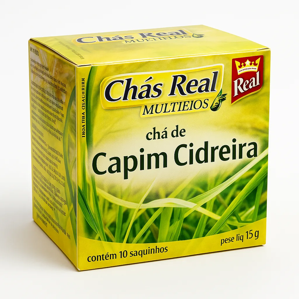 CHA MATTE C/10 SAQ CAPIM CIDREIRA REAL