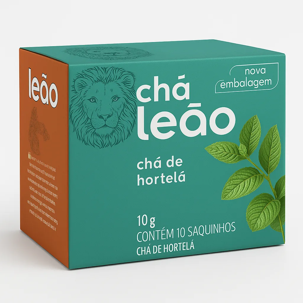 CHA MATTE C/10 SAQ HORTELA LEAO