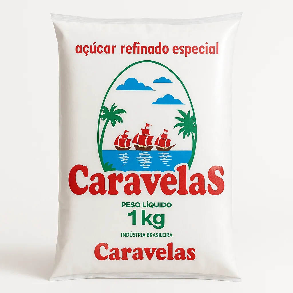 ACUCAR REFINADO 1 KG CARAVELAS