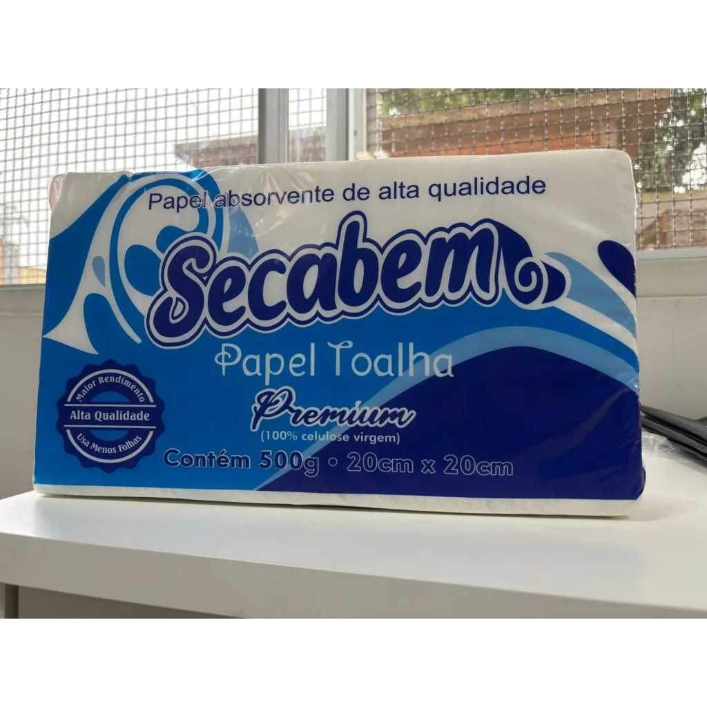 PAPEL TOALHA INTERFOLHA 20X20X500GRLUXO SECABEM PREMIUM