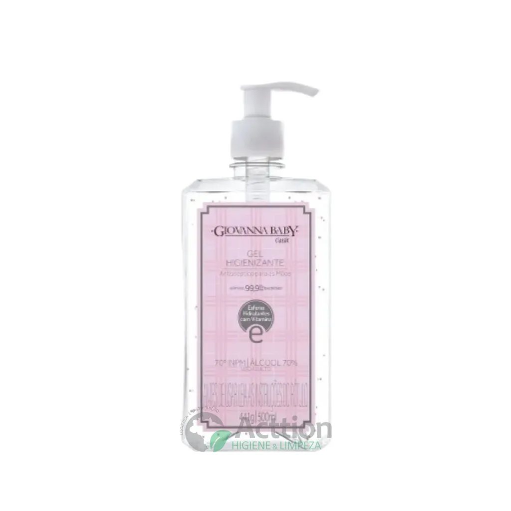 GEL HIG 500ML GIOVANNA BABY ROSA