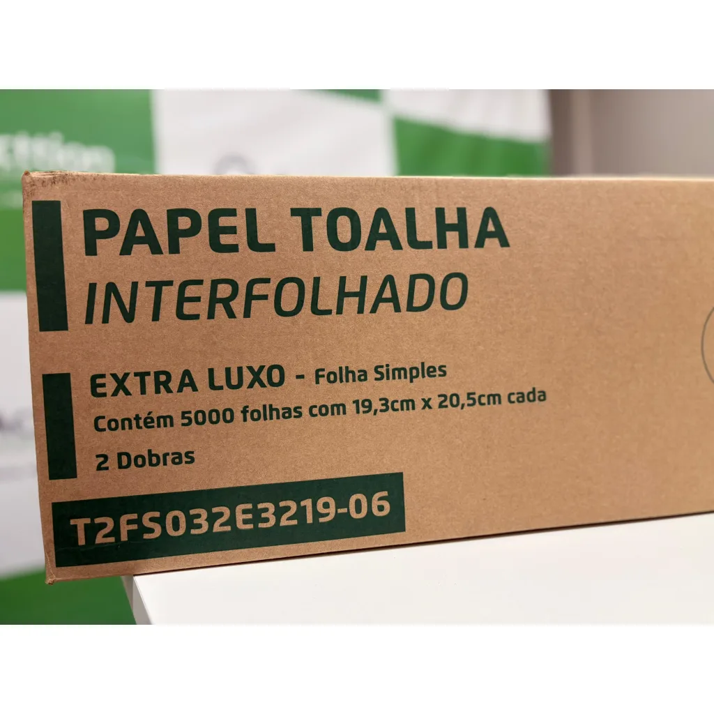 PAPEL TOALHA INTERFOLHA 19,3X20,5X5000 2DB 19G IPEL BASIC