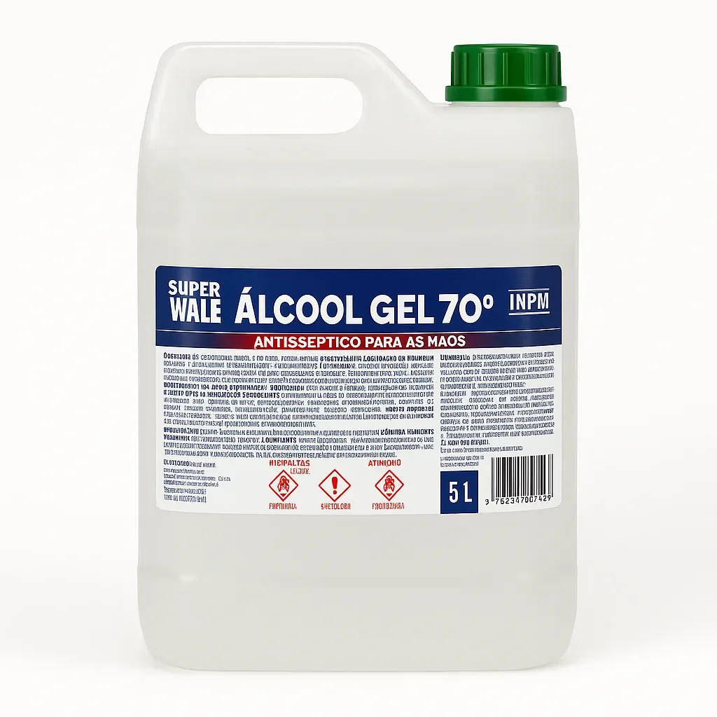 ALCOOL 5LT GEL 70% SUPER VALE