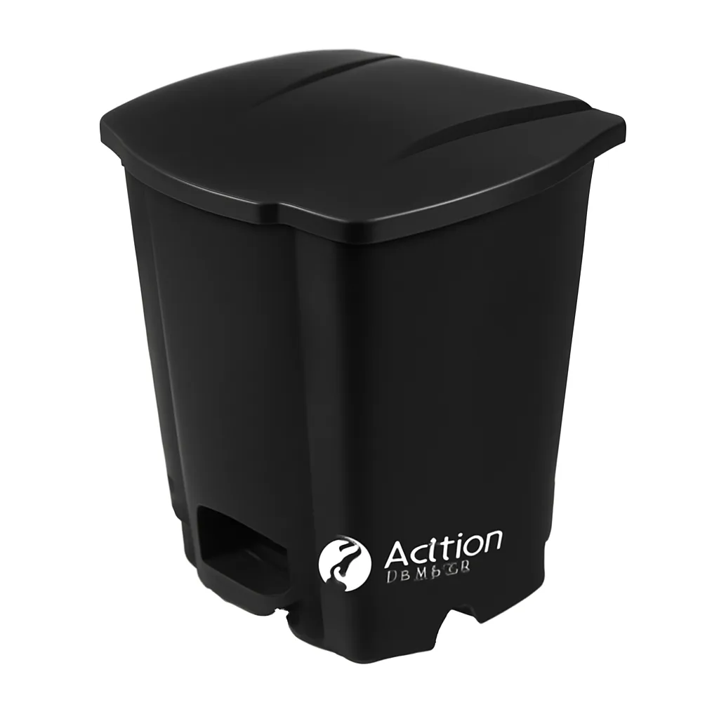 LIXEIRA 50L PR C/PEDAL TONK