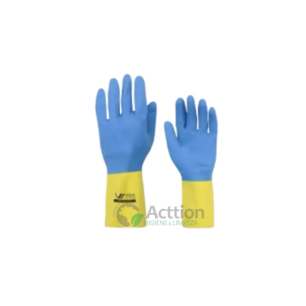 LUVA LATEX BICOLOR G SLIM VOLK