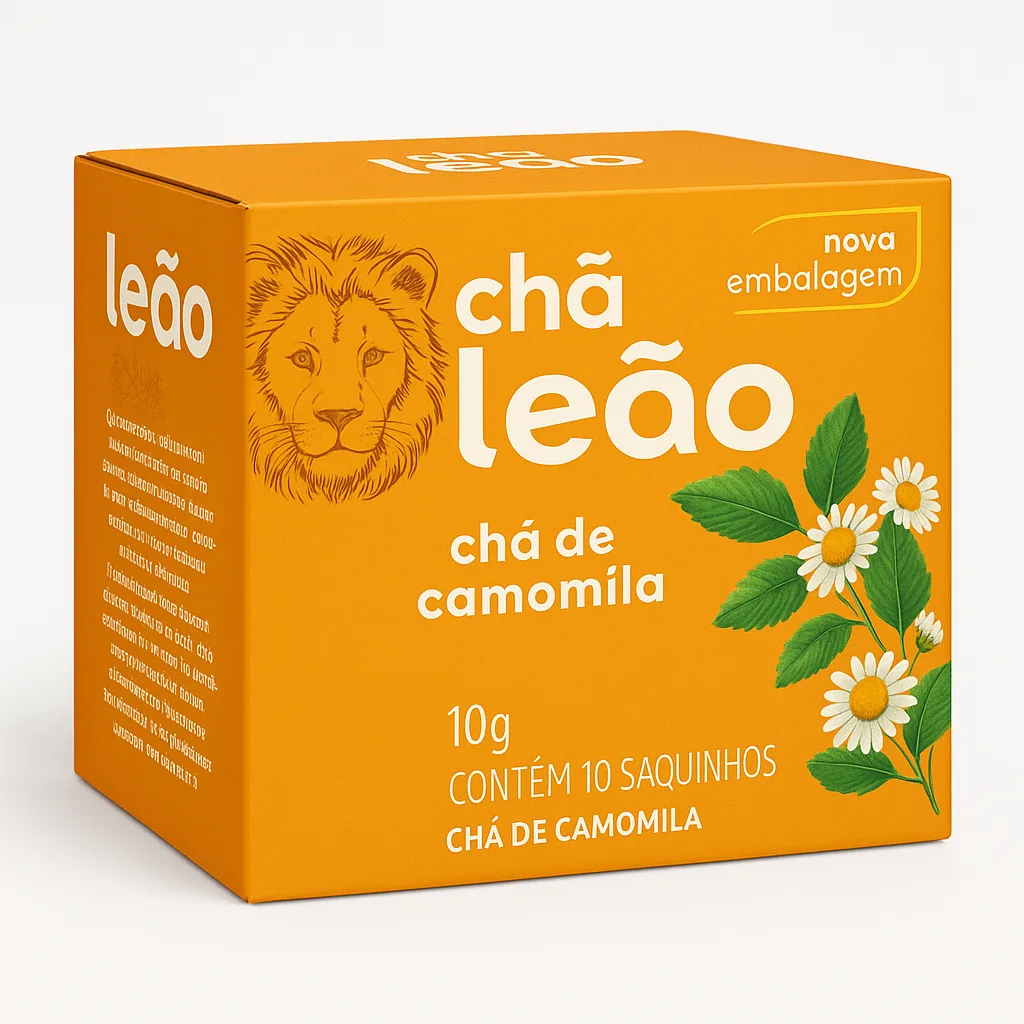 CHA MATTE C/10 SAQ CAMOMILA LEAO