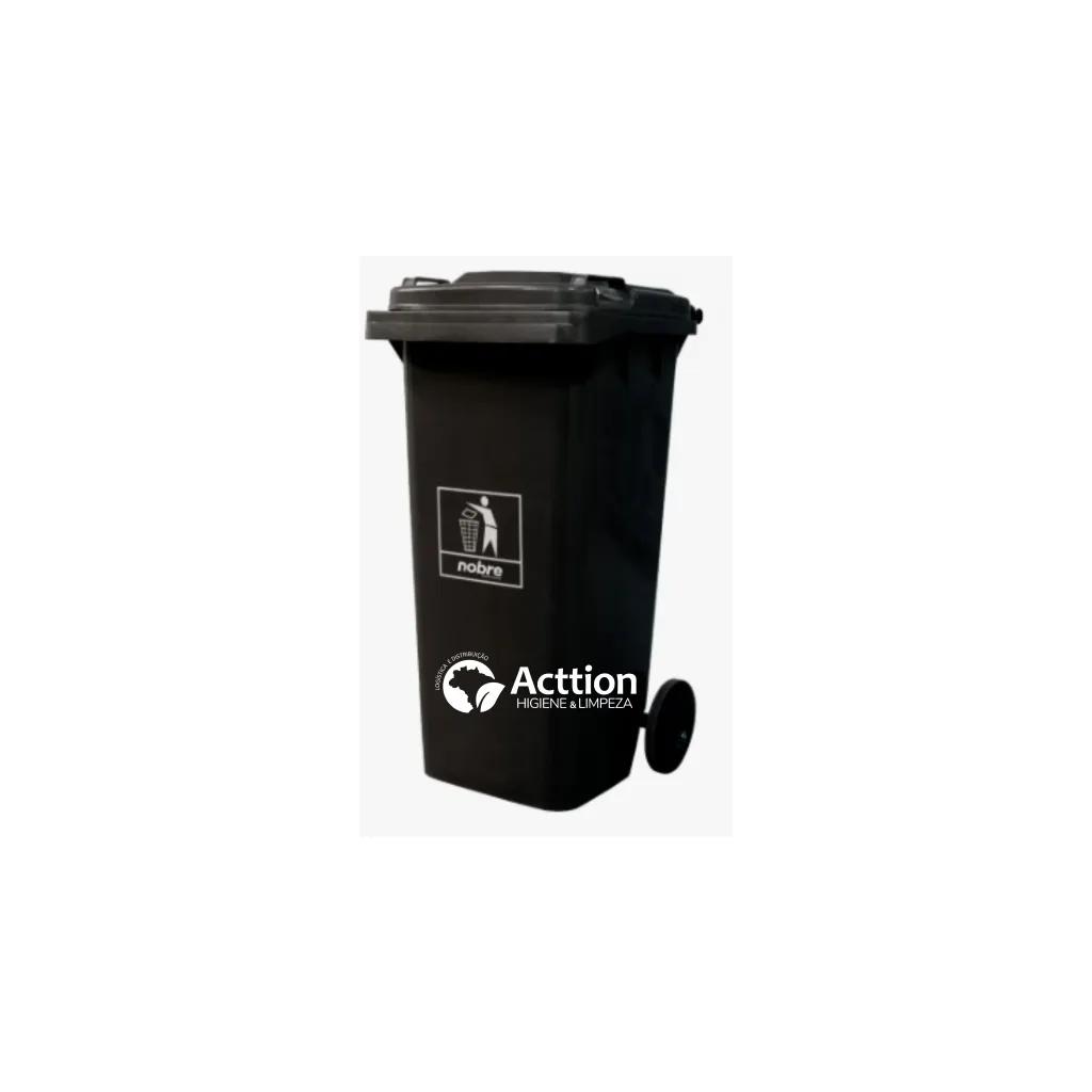 CONTENTOR 120L PR C/RODAS NOBRE