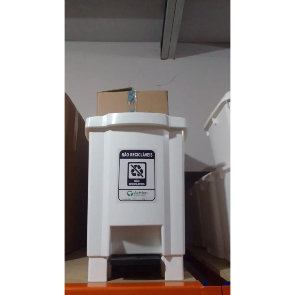 LIXEIRA 18LT BR C/PEDAL TONK