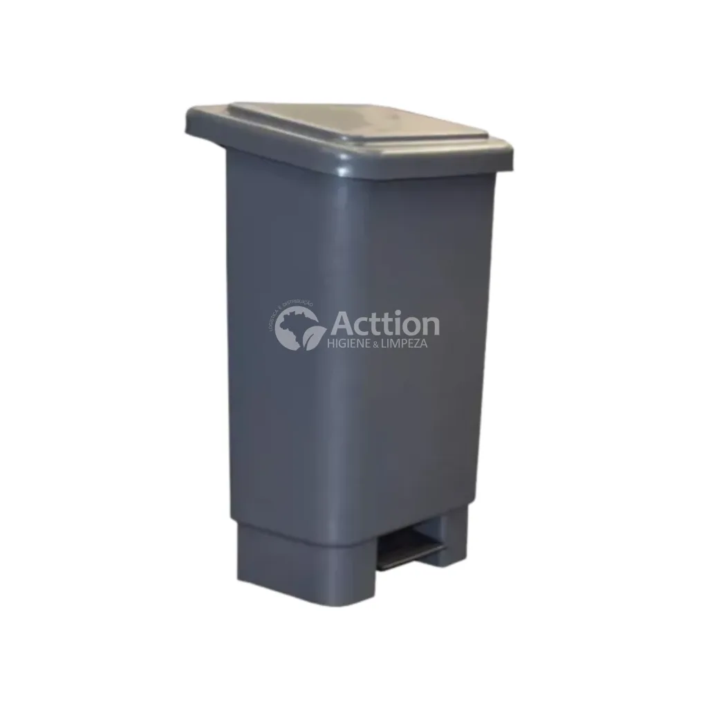 LIXEIRA 50L CZ C/PEDAL BRALIMPIA CP50CZ