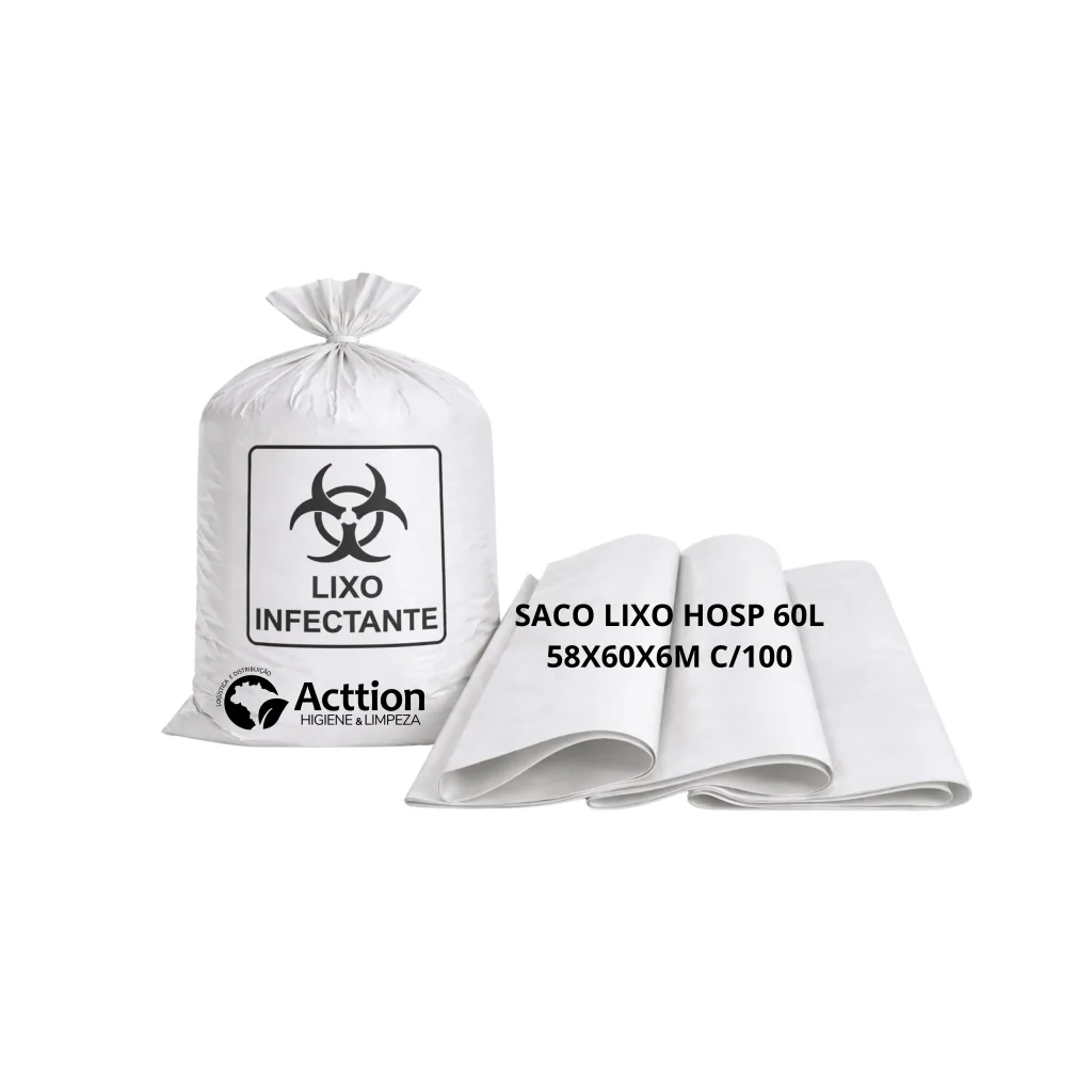 SACO LIXO HOSP 60L 58X60X6M C/100