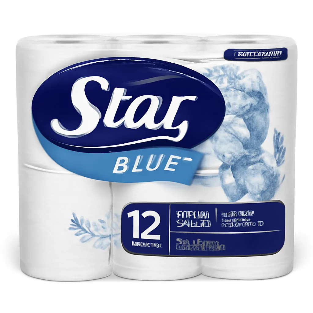 PAPEL HIGIENICO 12X30MT FD STAR BLUE