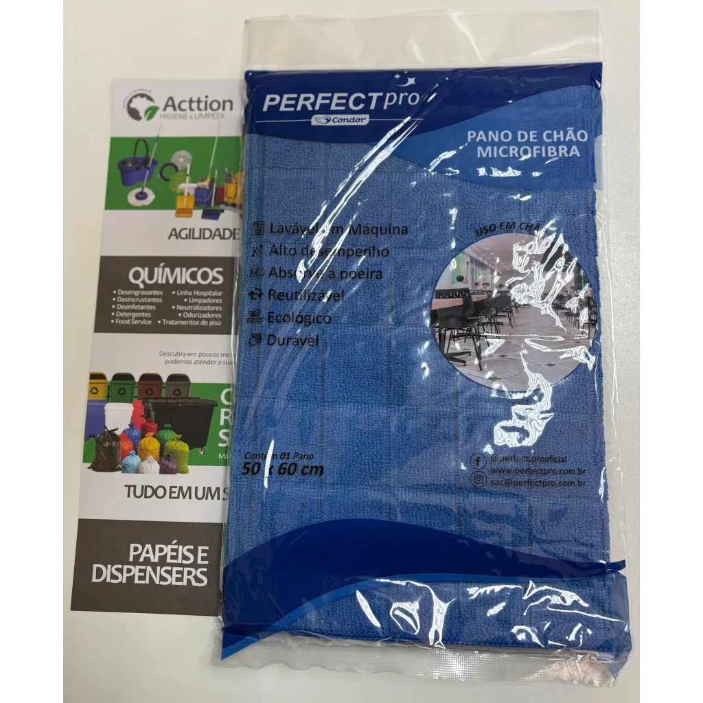 PANO CHAO MICROFIBRA 50X60CM PERFECT