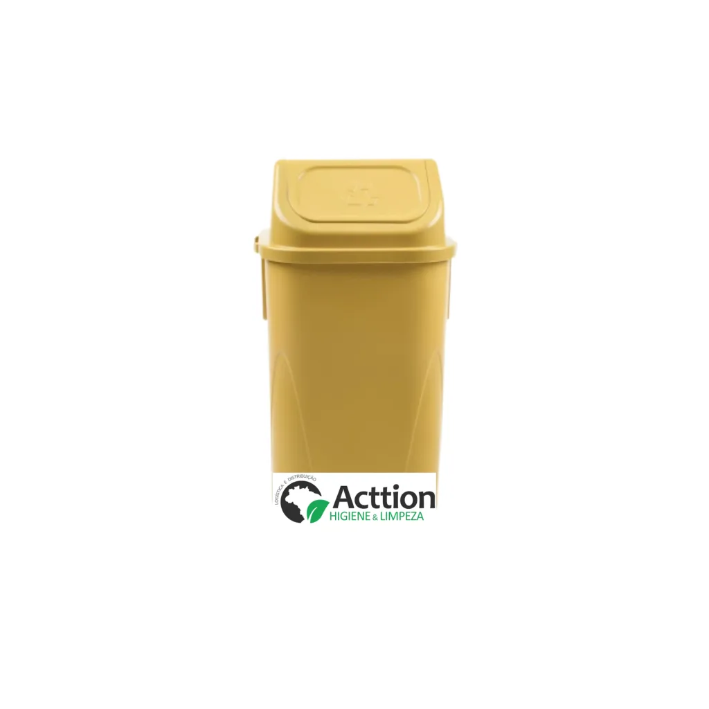 LIXEIRA 60LT AM BASC USA PLAST