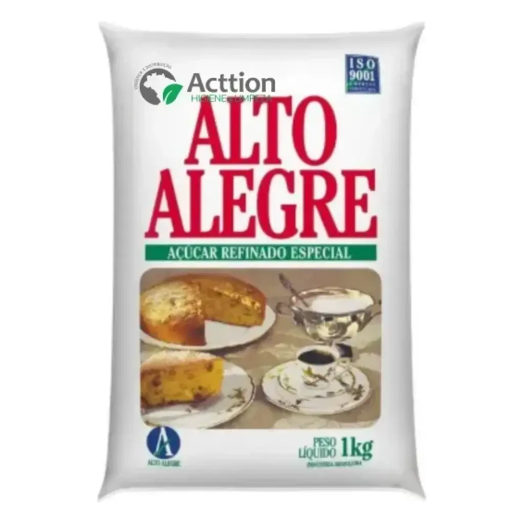 ACUCAR REFINADO 1 KG ALTO ALEGRE